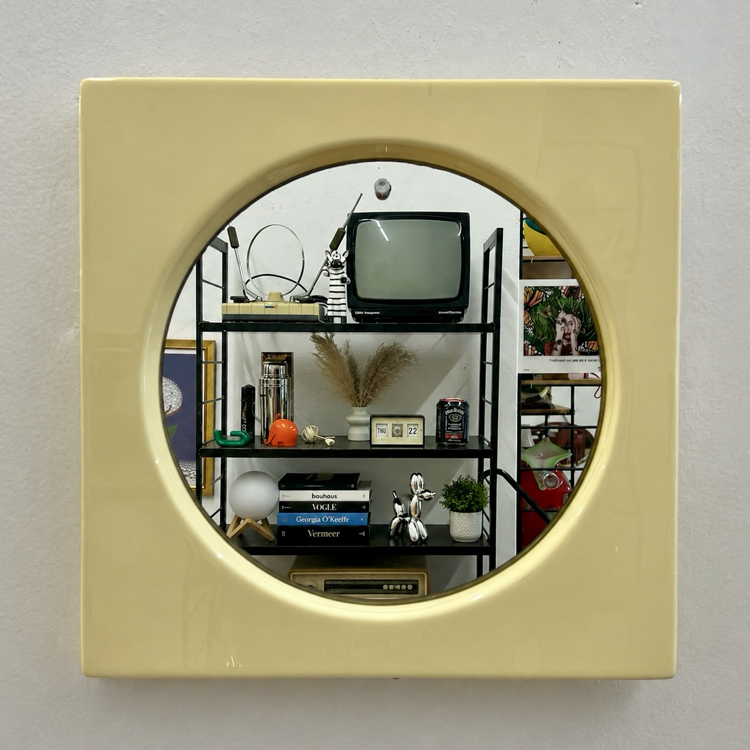 Pop Art Plexiglass Wall Mirror 