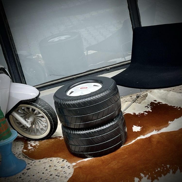 The Little Tikes × Goodyear Tire Storage Unit
