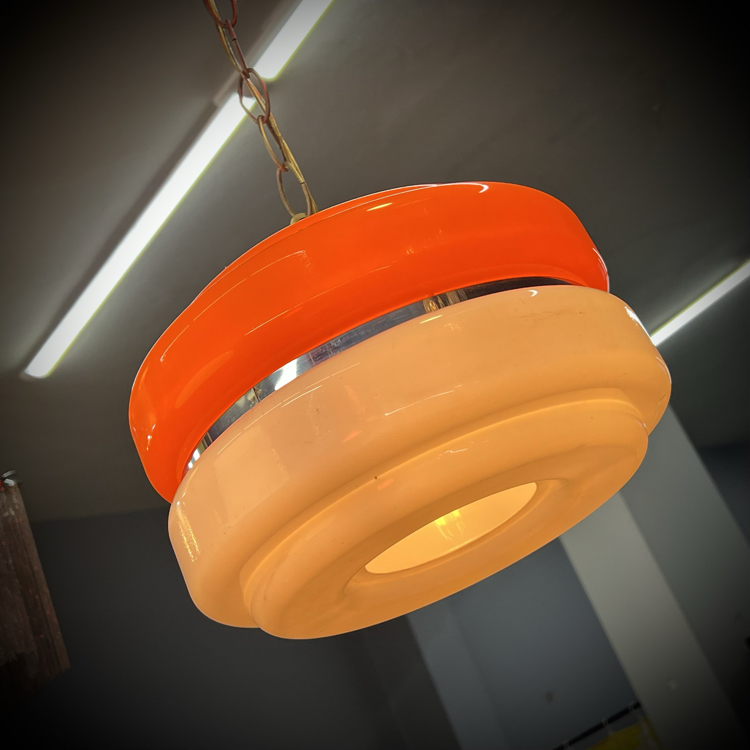 Space Age Plexiglass Pendant Lamp