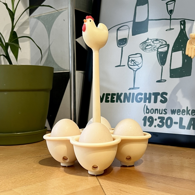 Alessi 'Family Follows Fiction' Coccodandy Haşlanmış Yumurta Servisi