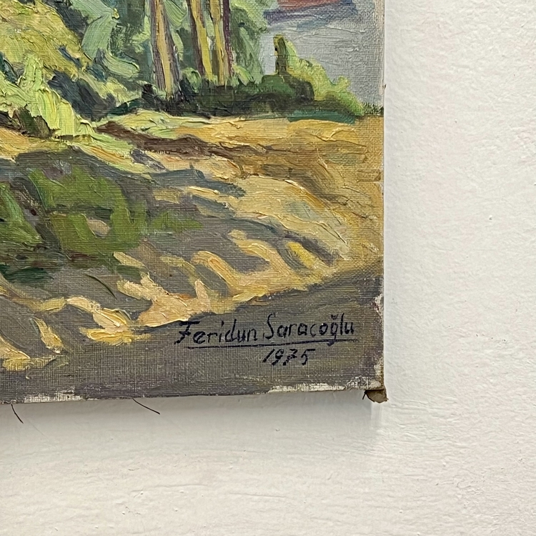 Feridun Saraçoğlu Yağlı Boya Tablo  