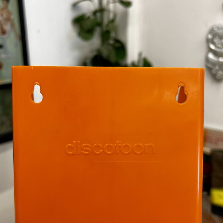 Discofoon Turuncu Long Play Plak Rafı