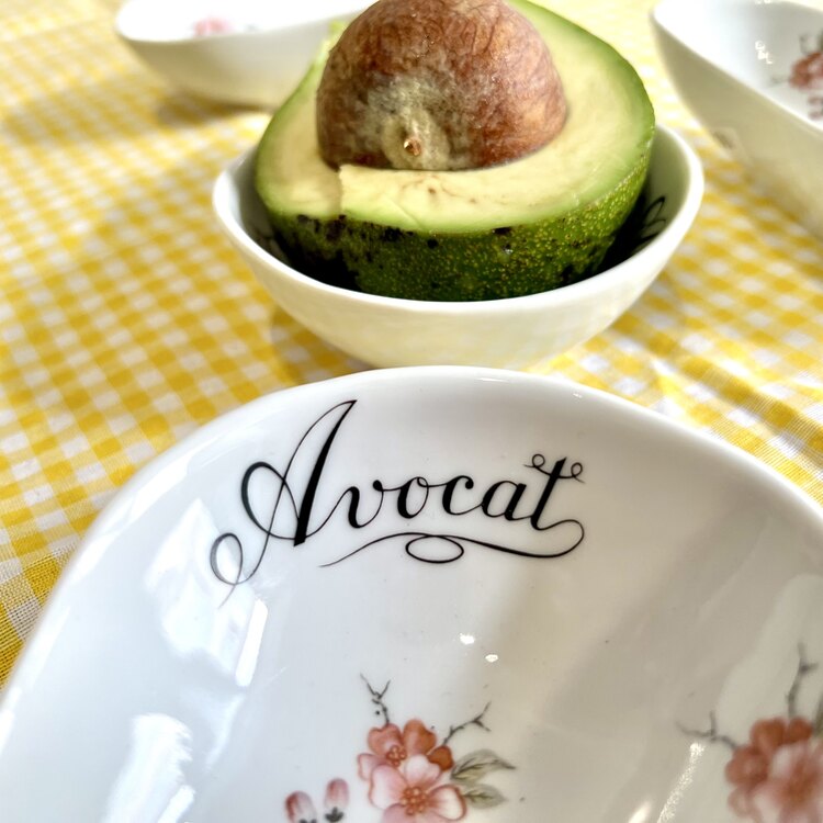 4 Adet Vintage Porselen Avakado Servisi 