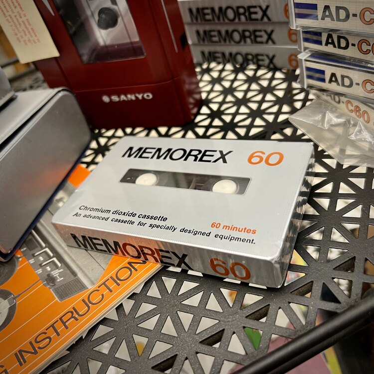 Memorex Co. Jelatininde Açılmamış Boş Kaset 