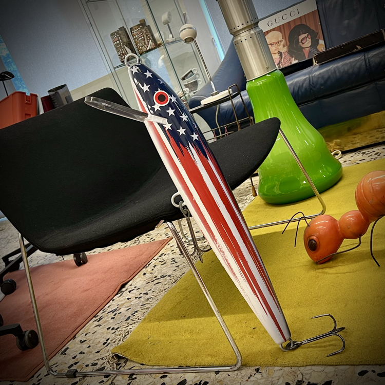 Giant 'Rapala' Lure ‘U.S.A. Flag’ Limited Edition Display 