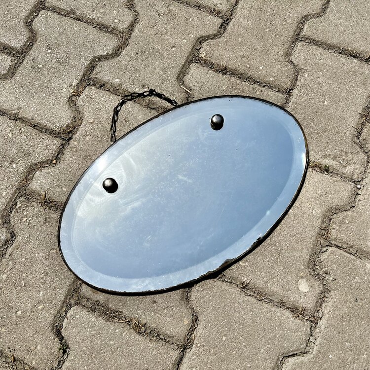 Mid Century Bizoteli Taş Ayna