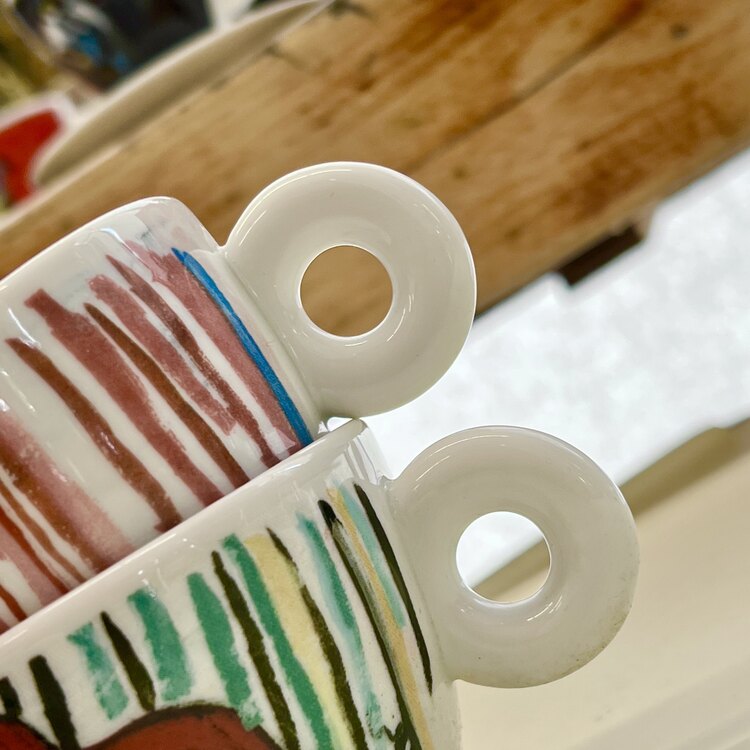 Illy Art Collection, Mitterteich Bavaria Porcelain Espresso Cups