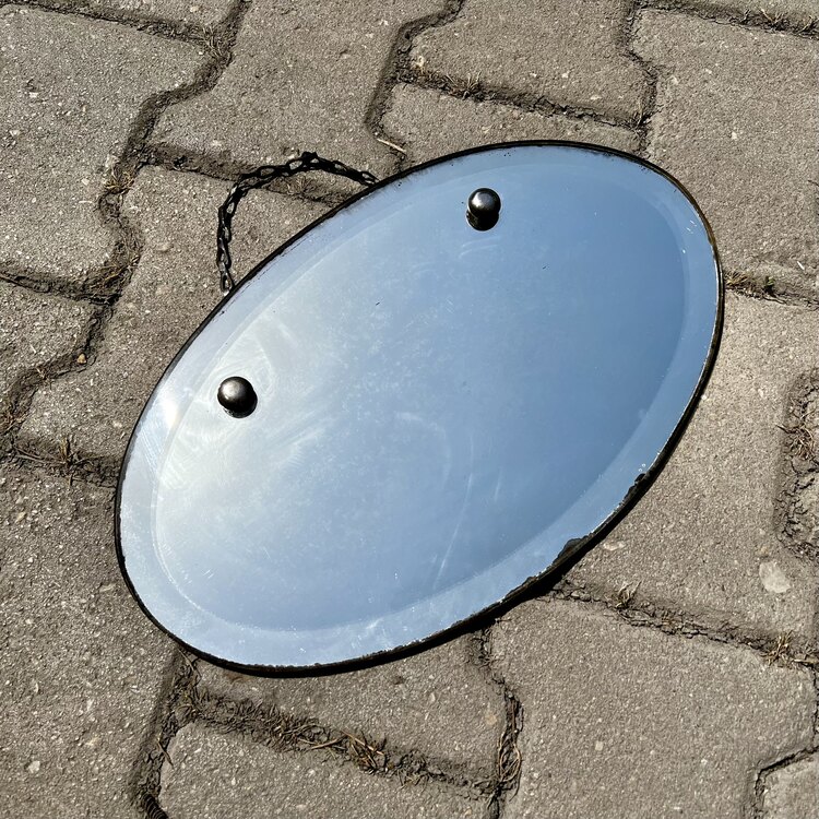 Mid Century Bizoteli Taş Ayna