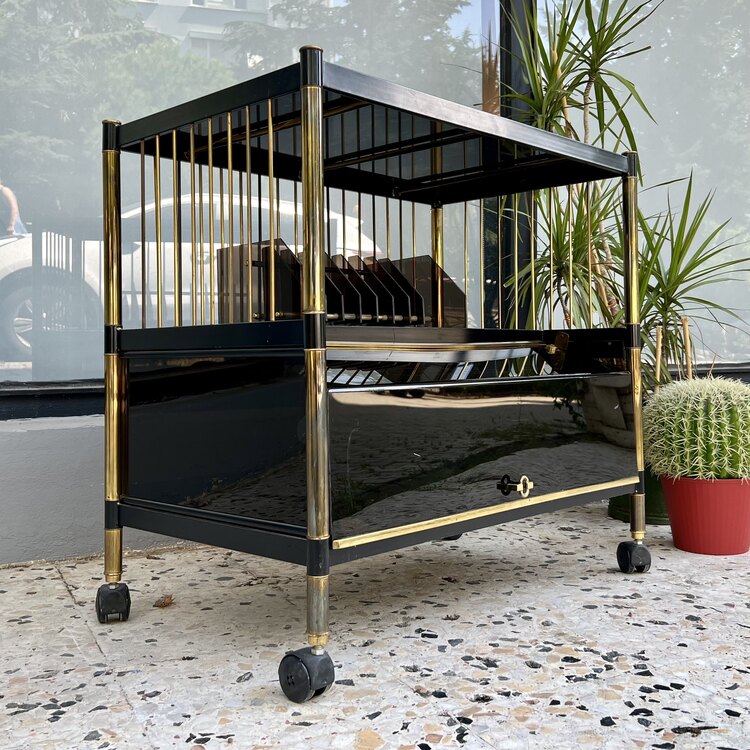 Mid Century Record Player Cabinet 