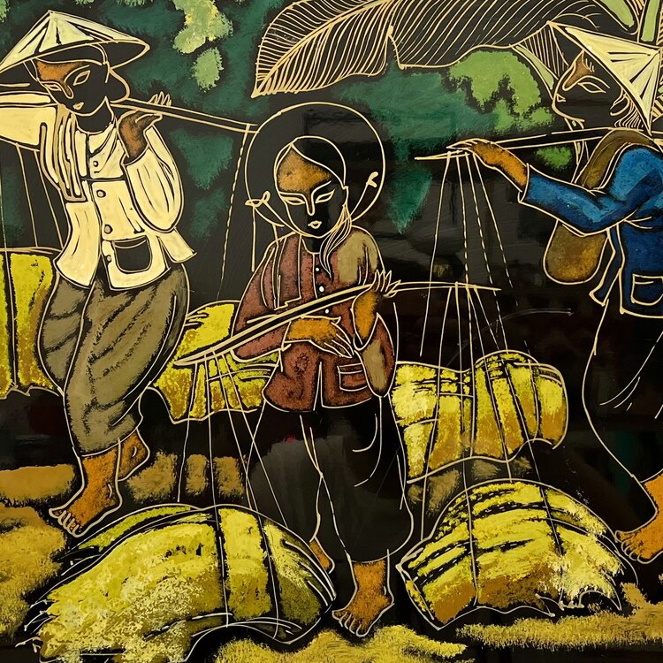 Vietnam Art Lake Duvar Paneli