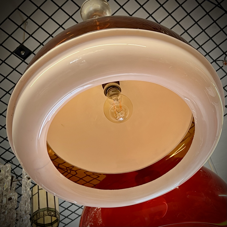 Space Age Plexiglass Pendant Lamp 