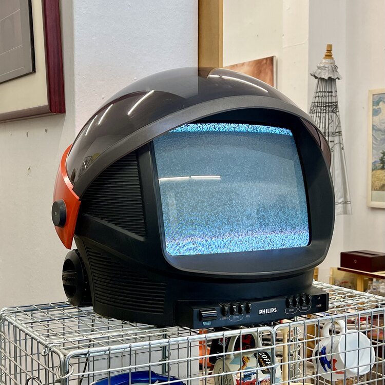 Philips 'Discoverer' Helmet Space Age Televizyon