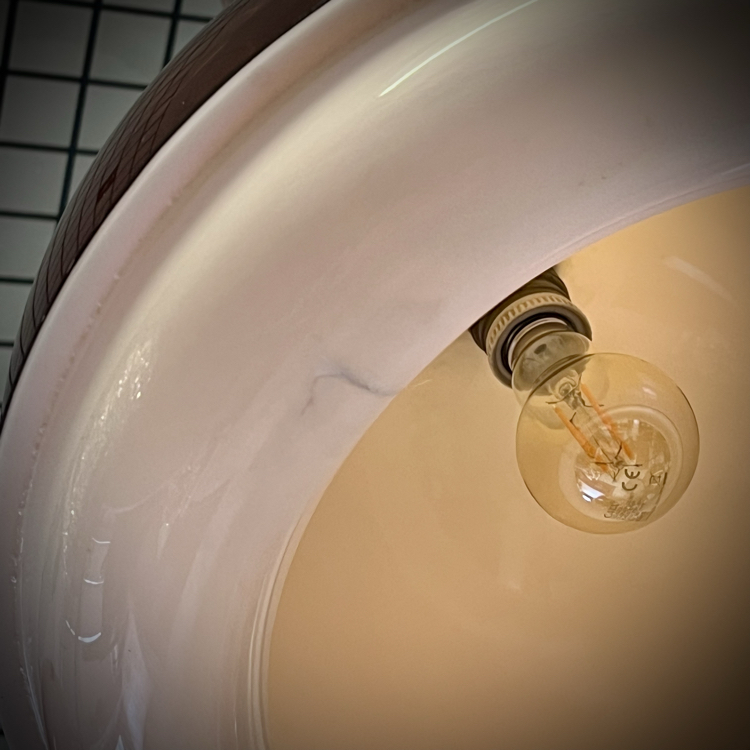Space Age Plexiglass Pendant Lamp 