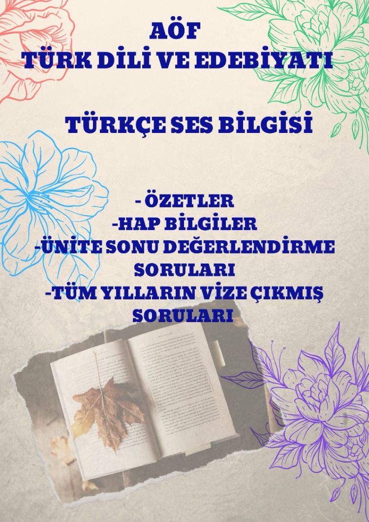 TÜRKÇE SES BİLGİSİ