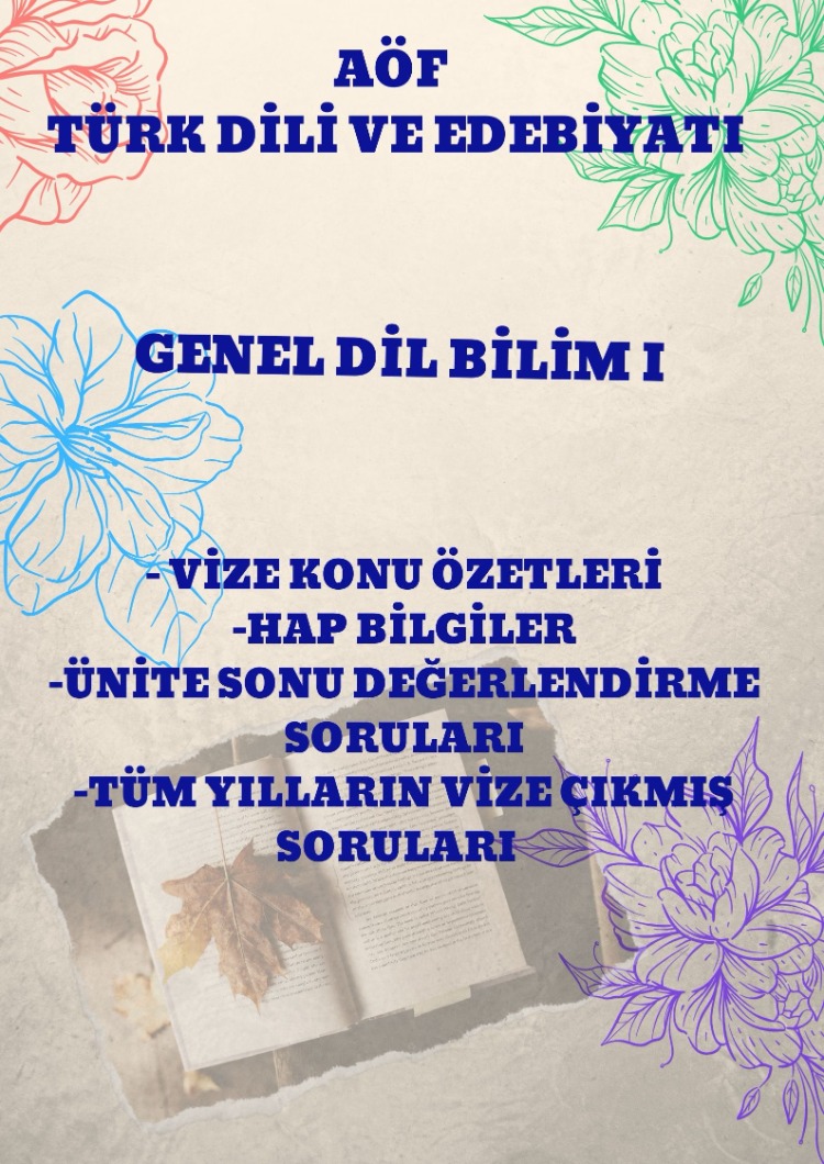 GENEL DİL BİLİM I