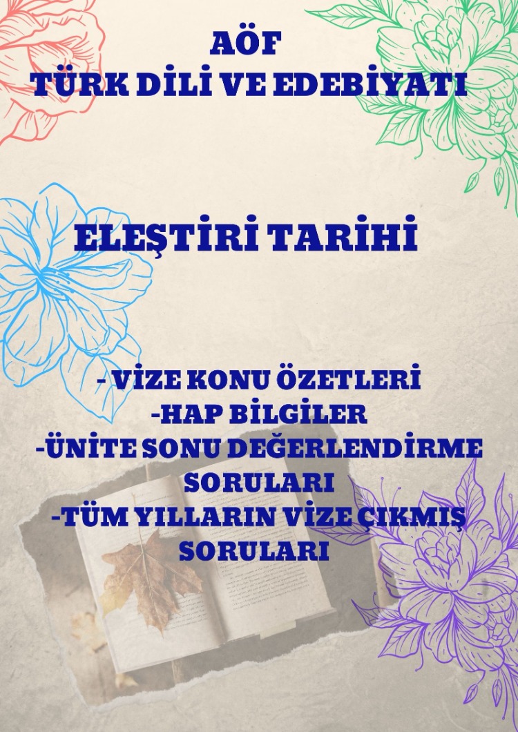 ELEŞTİRİ TARİHİ
