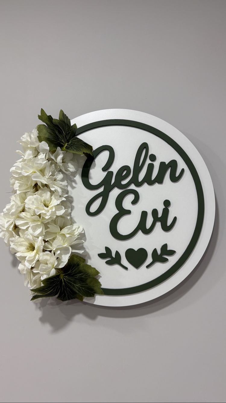 Gelin evi kapı süsü