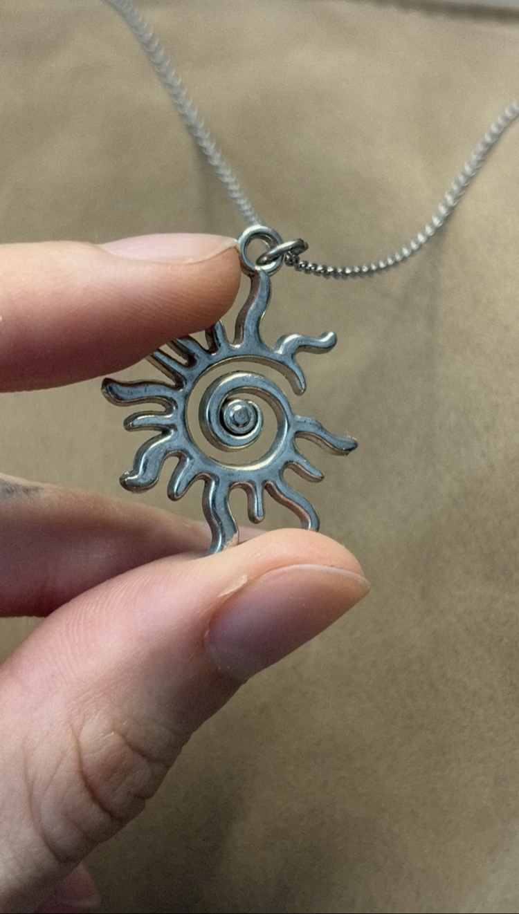 Spiral Güneş Kolye