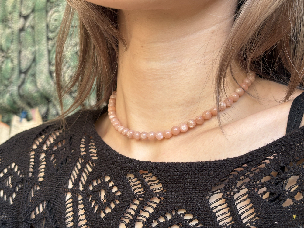 Güneş Taşı 6mm Kolye