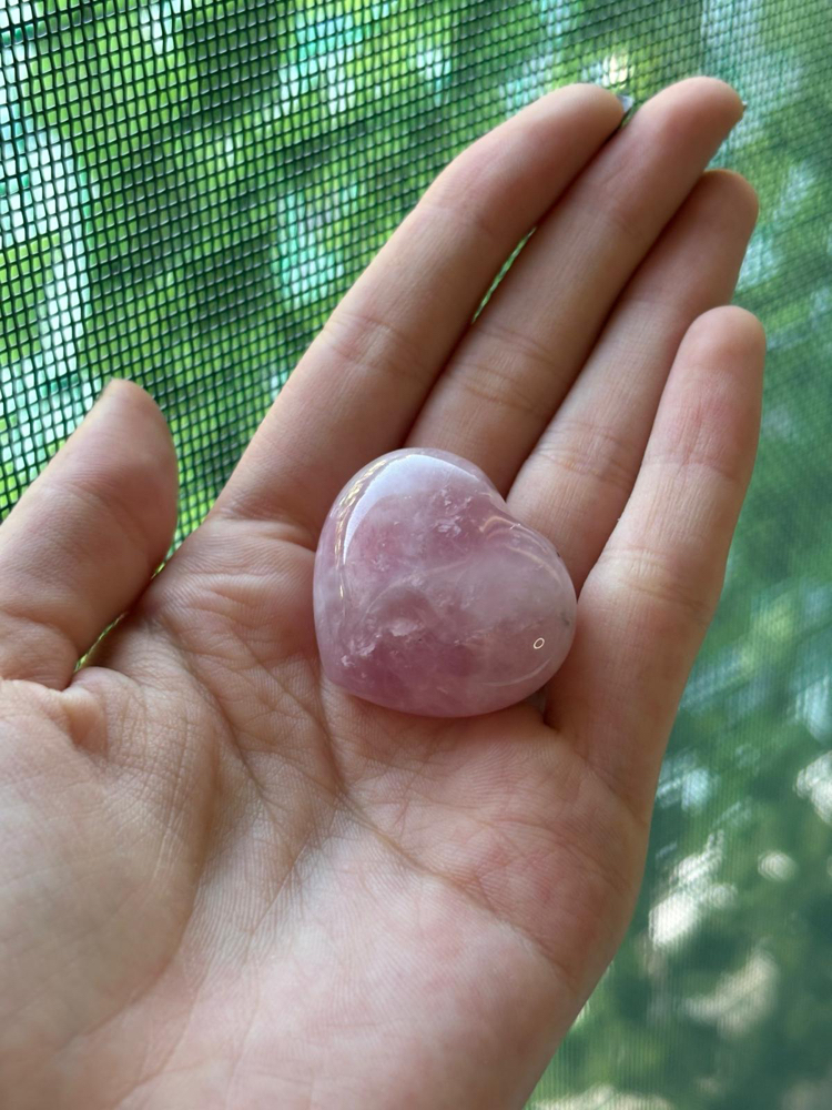 Pembe Kuvars Kalp