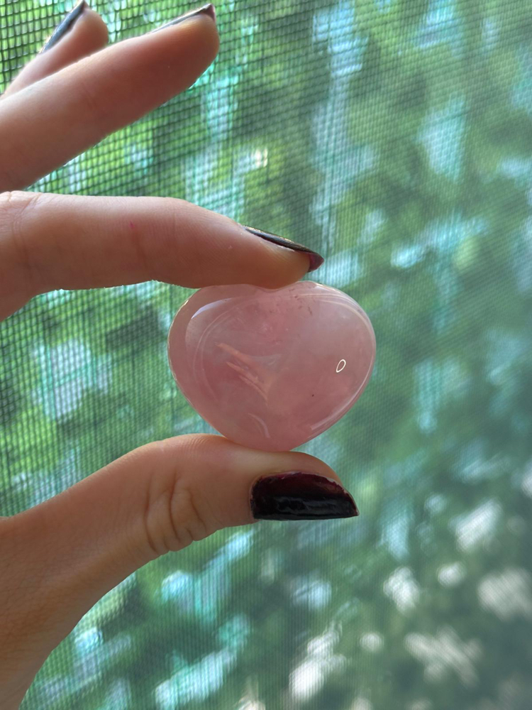 Pembe Kuvars Kalp