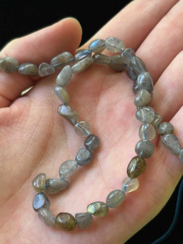 Labradorit Pebble Bileklik