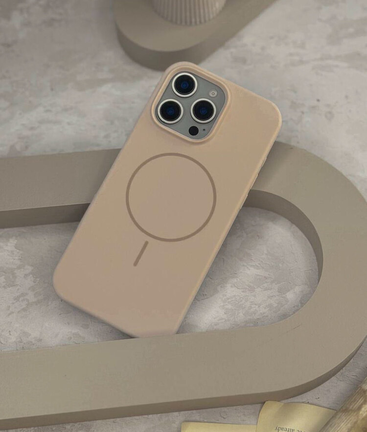 İPhone Magsafe destekli Lansman Kılıf Çöl titanyum 