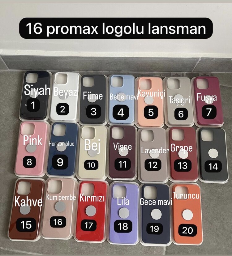 İphone 16 Promax Apple Silikon Lansman Kılıf