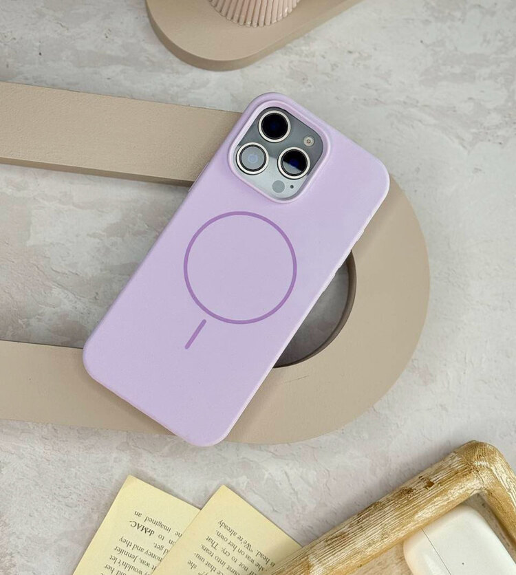 İPhone Magsafe destekli Lansman Kılıf Lila