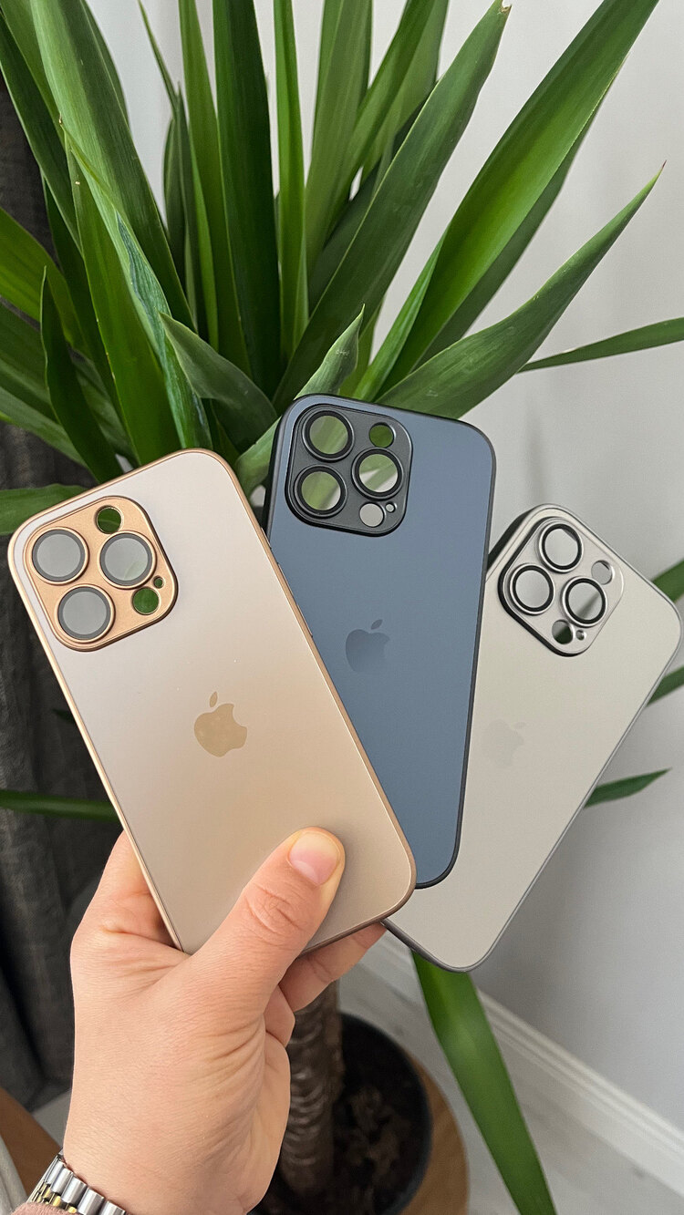 İphone 16 serisi Ag Glass Lens korumalı Kılıf