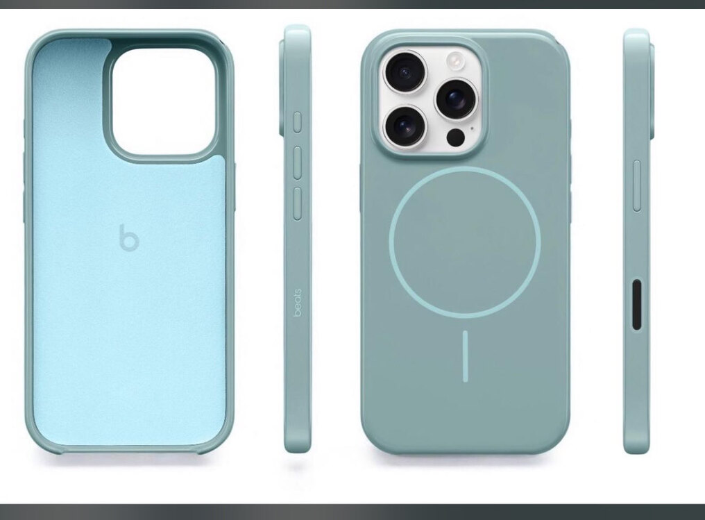 İPhone Beats Magsafe destekli Kılıf Su yeşil 