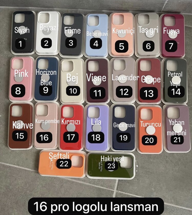 İphone 16 pro Apple Silikon Lansman Kılıf