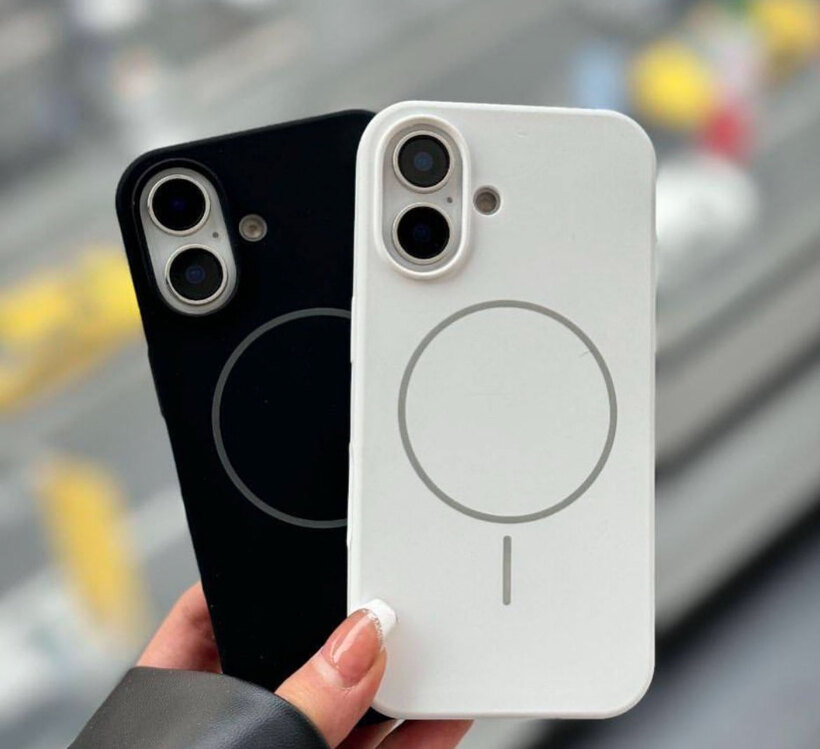 İPhone Magsafe destekli Lansman Kılıf Beyaz