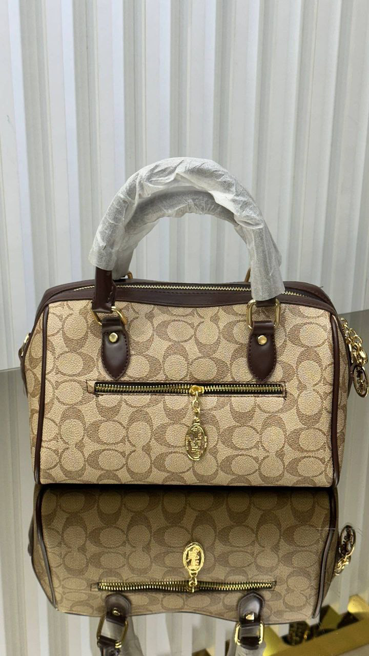 Coach Brown & Bej Bag