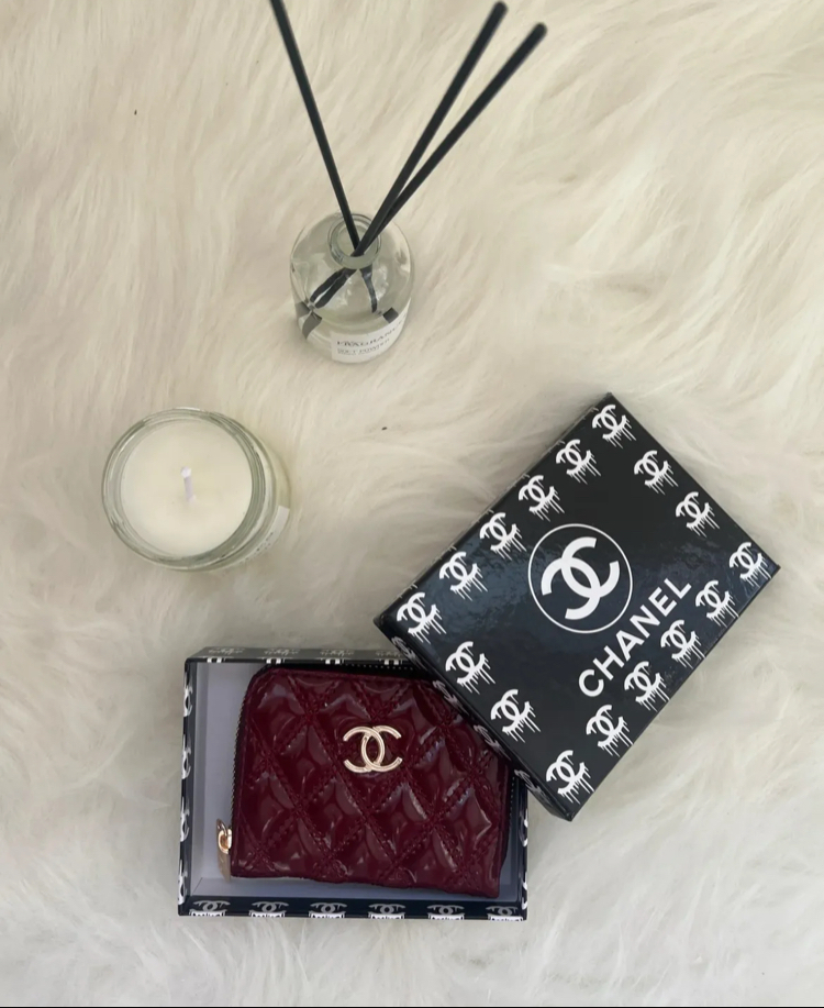 Coco Chanel Bordo Cüzdan