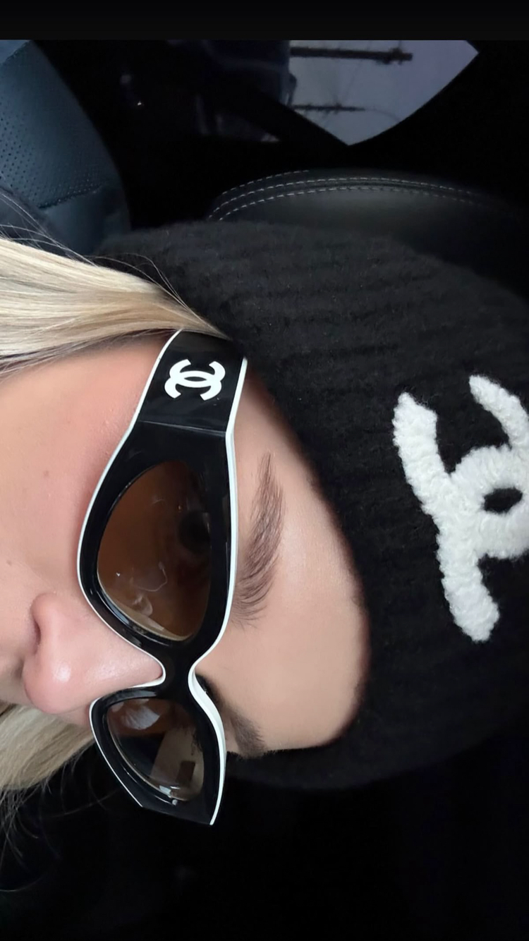 Chanel Black White İthal Gözlük