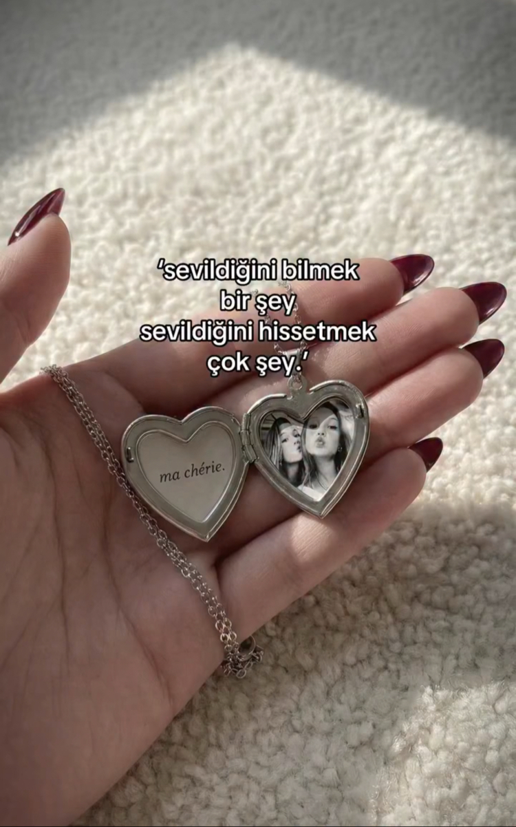 Kişiselleştirilmiş Silver Kapaklı Kolye