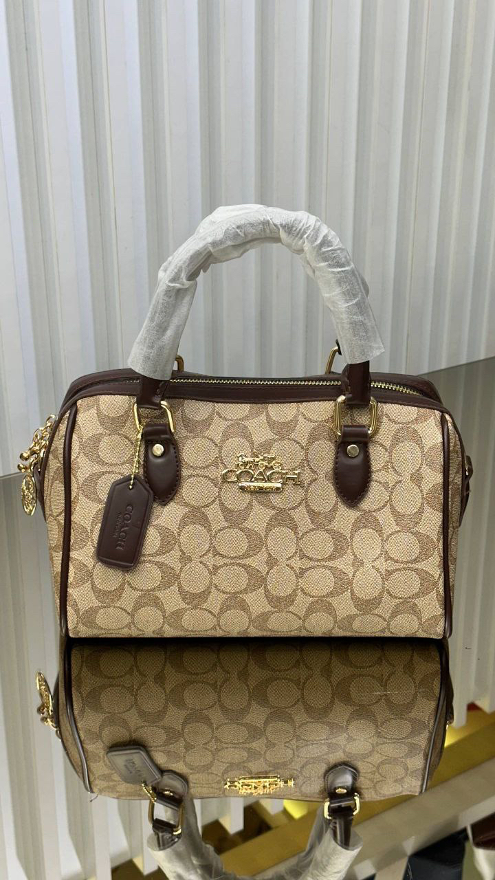Coach Brown & Bej Bag