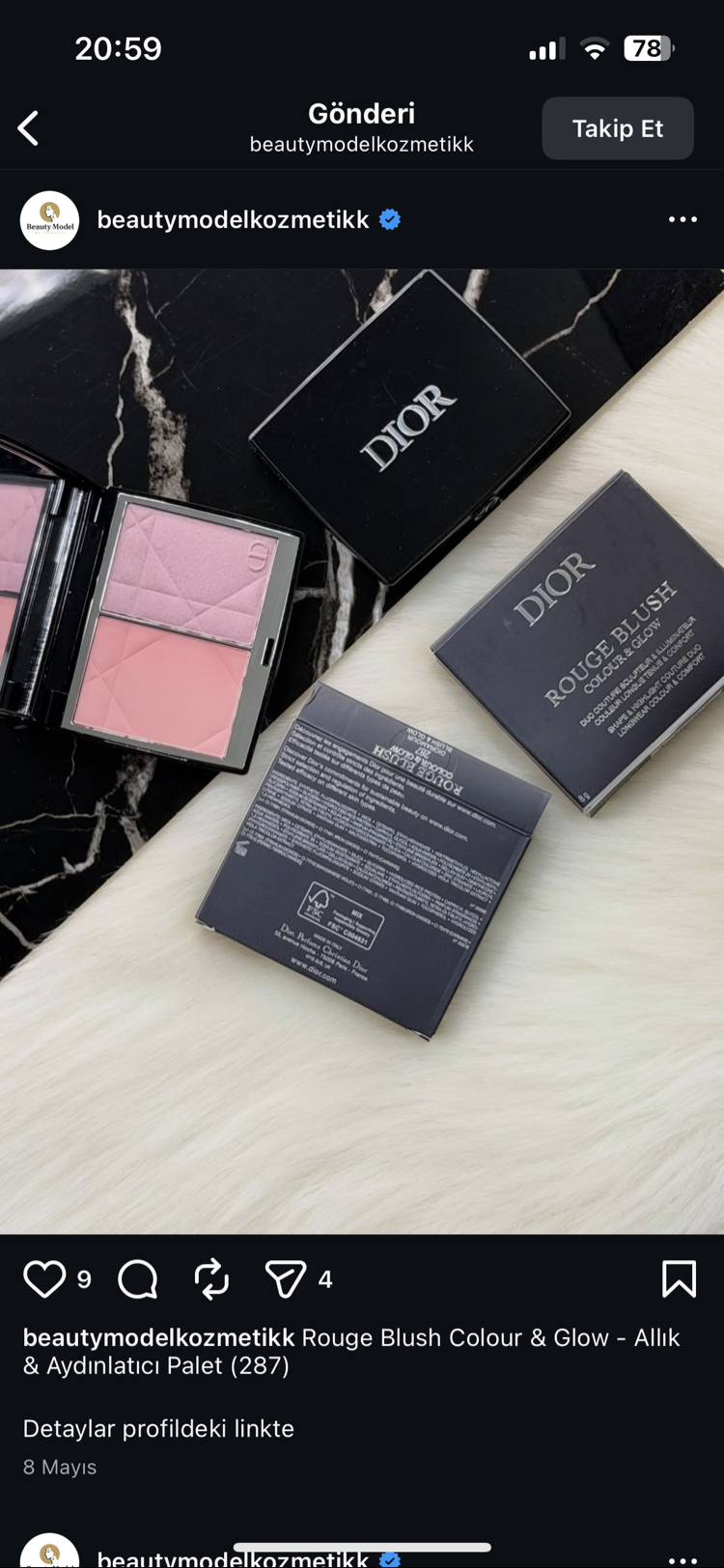 Dior Blush 287