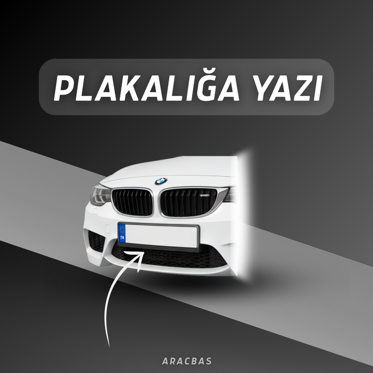 PLAKALIĞA YAZI YAZMA