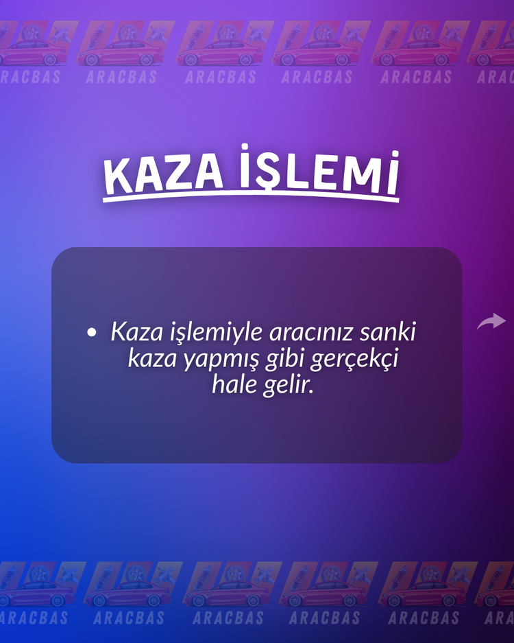 KAZA İŞLEMİ