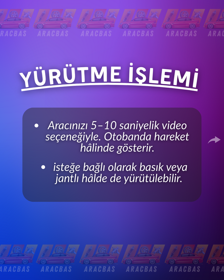 YÜRÜTME İŞLEMİ