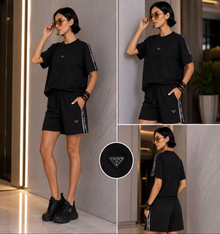 Prada Şortlu Takım