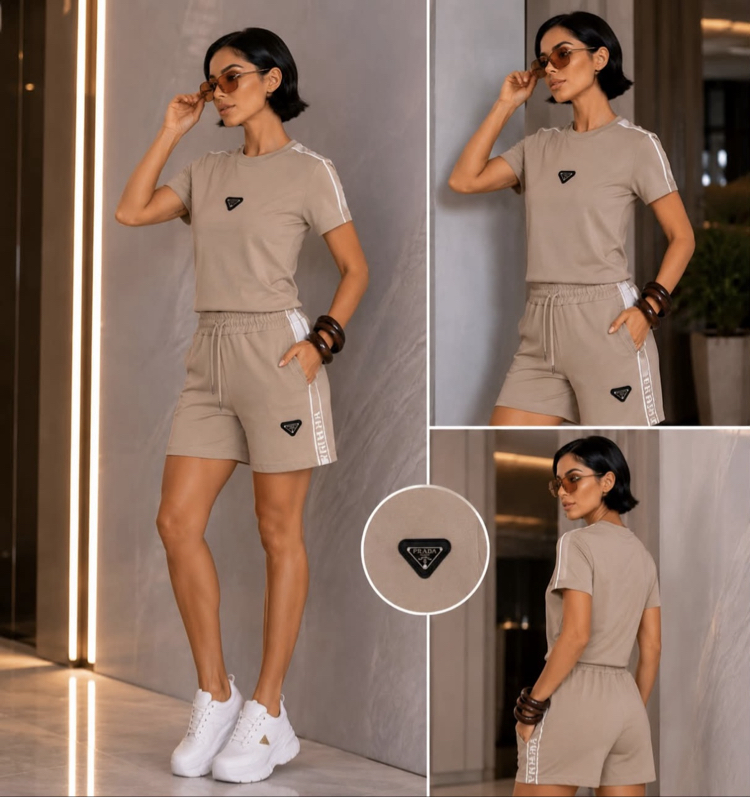 Prada Şortlu Takım