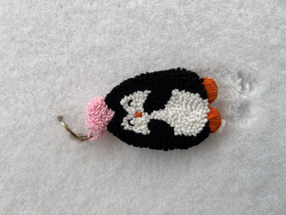 Penguen Punch Anahtarlık