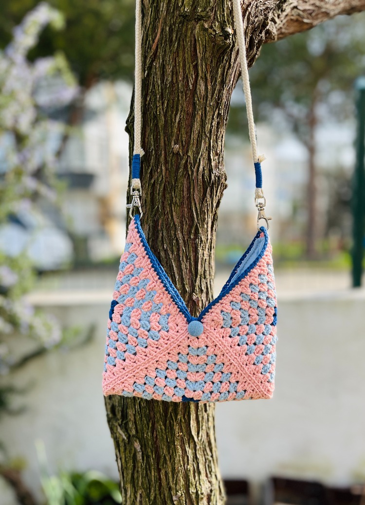 Granny Square Mini Çanta