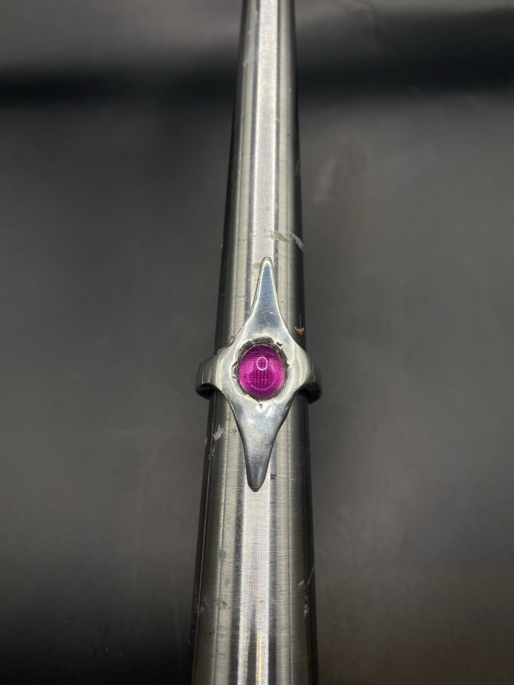 Pembe Swarovski Taşlı yüzük
