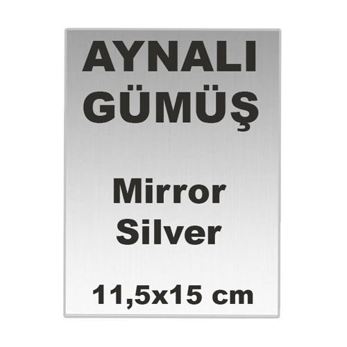 Mavi Orta Boy Plaket #P002