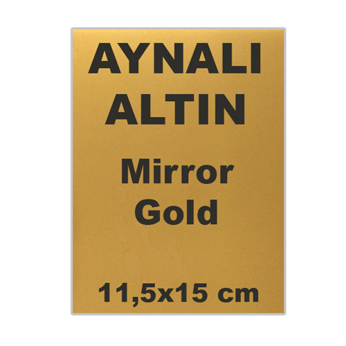 Kırmızı Orta Boy Plaket #P001