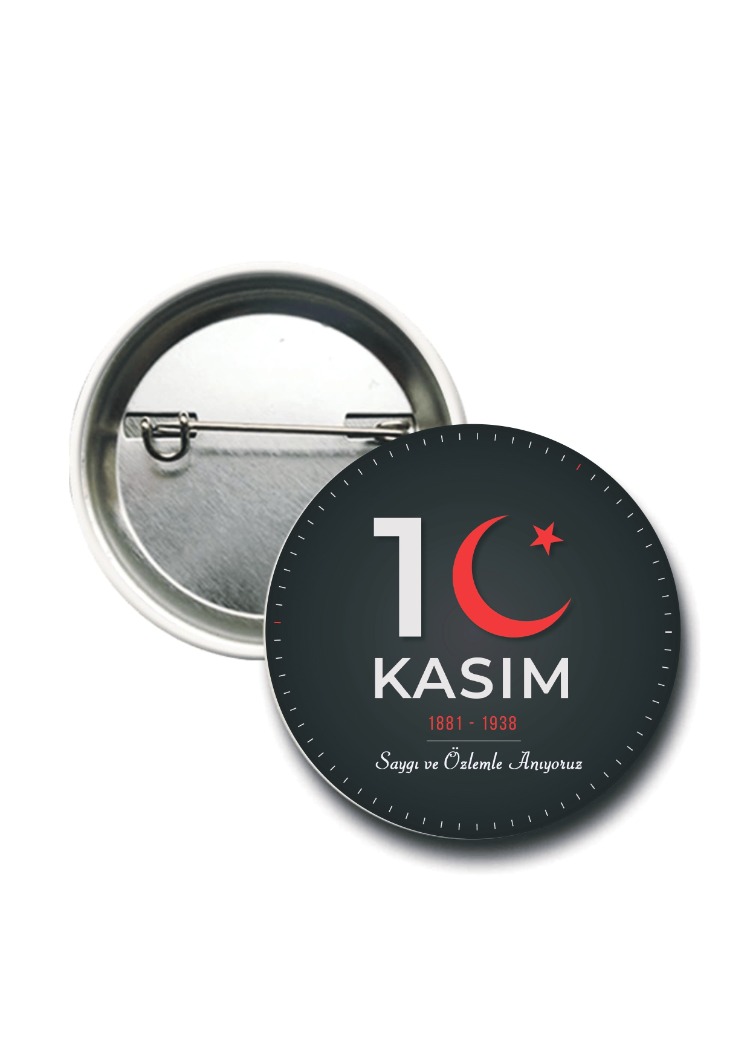 10 Kasım Rozet #R008